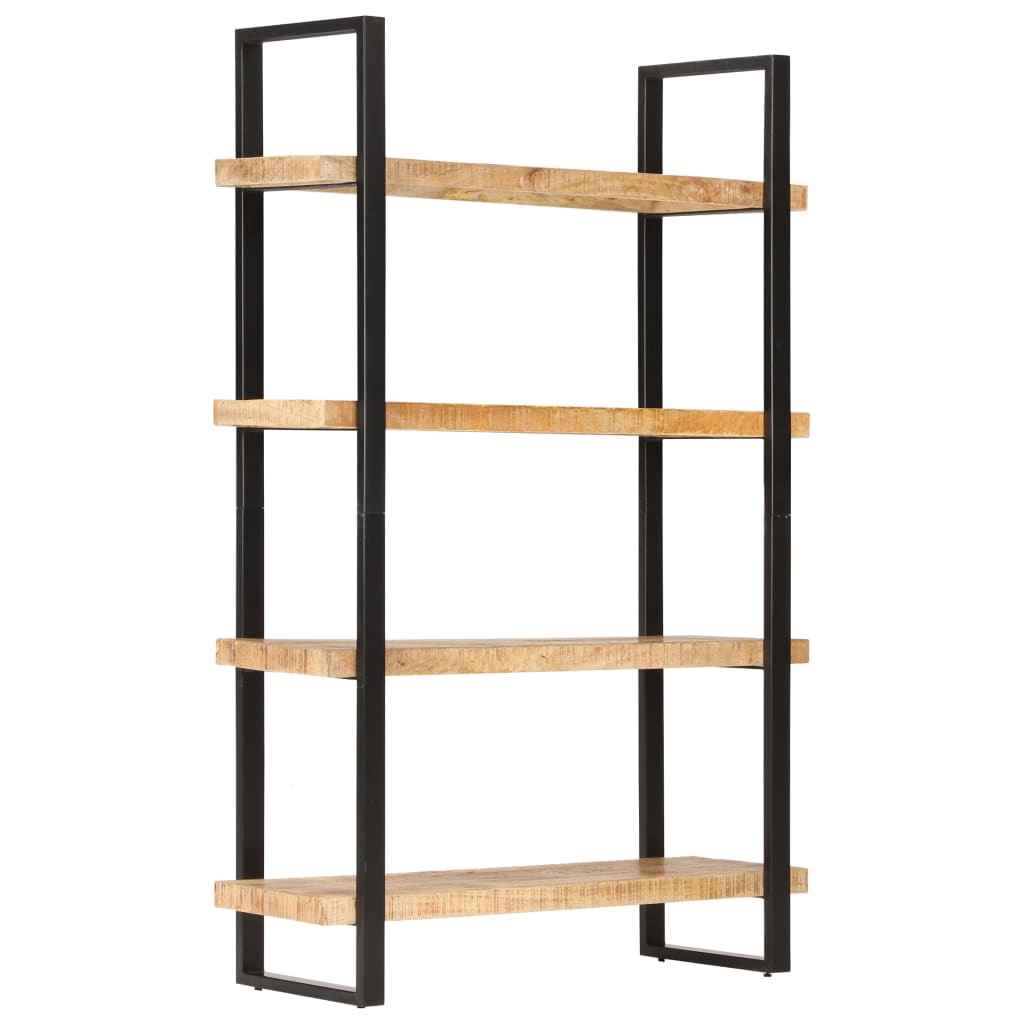 Βιβλιοθήκη με 4 Επίπεδα 120x40x180 εκ. Ακατέργαστο Ξύλο Μάνγκο