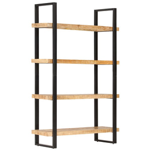 Βιβλιοθήκη με 4 Επίπεδα 120x40x180 εκ. Ακατέργαστο Ξύλο Μάνγκο