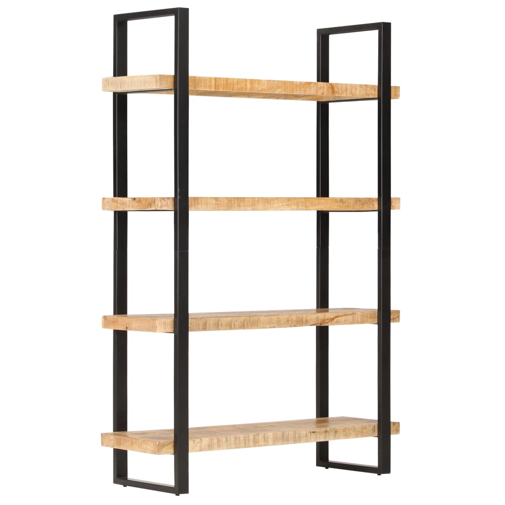 Βιβλιοθήκη με 4 Επίπεδα 120x40x180 εκ. Ακατέργαστο Ξύλο Μάνγκο
