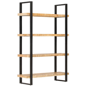 Βιβλιοθήκη με 4 Επίπεδα 120x40x180 εκ. Ακατέργαστο Ξύλο Μάνγκο