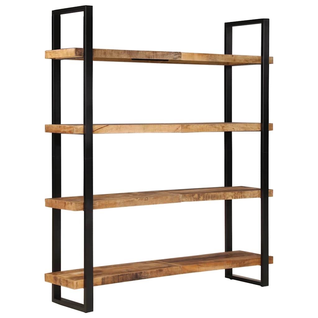 Βιβλιοθήκη με 4 Επίπεδα 160x40x180 εκ. Ακατέργαστο Ξύλο Μάνγκο