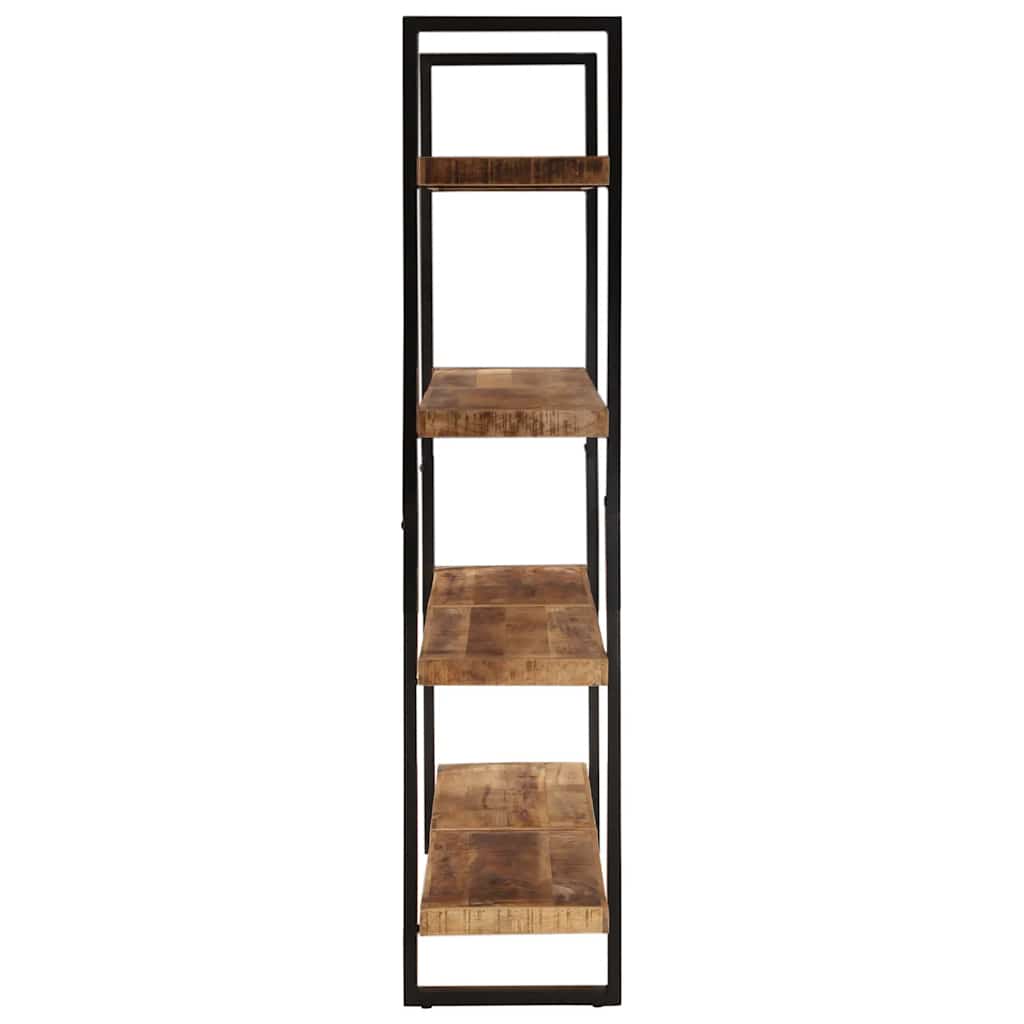 Βιβλιοθήκη με 4 Επίπεδα 160x40x180 εκ. Ακατέργαστο Ξύλο Μάνγκο