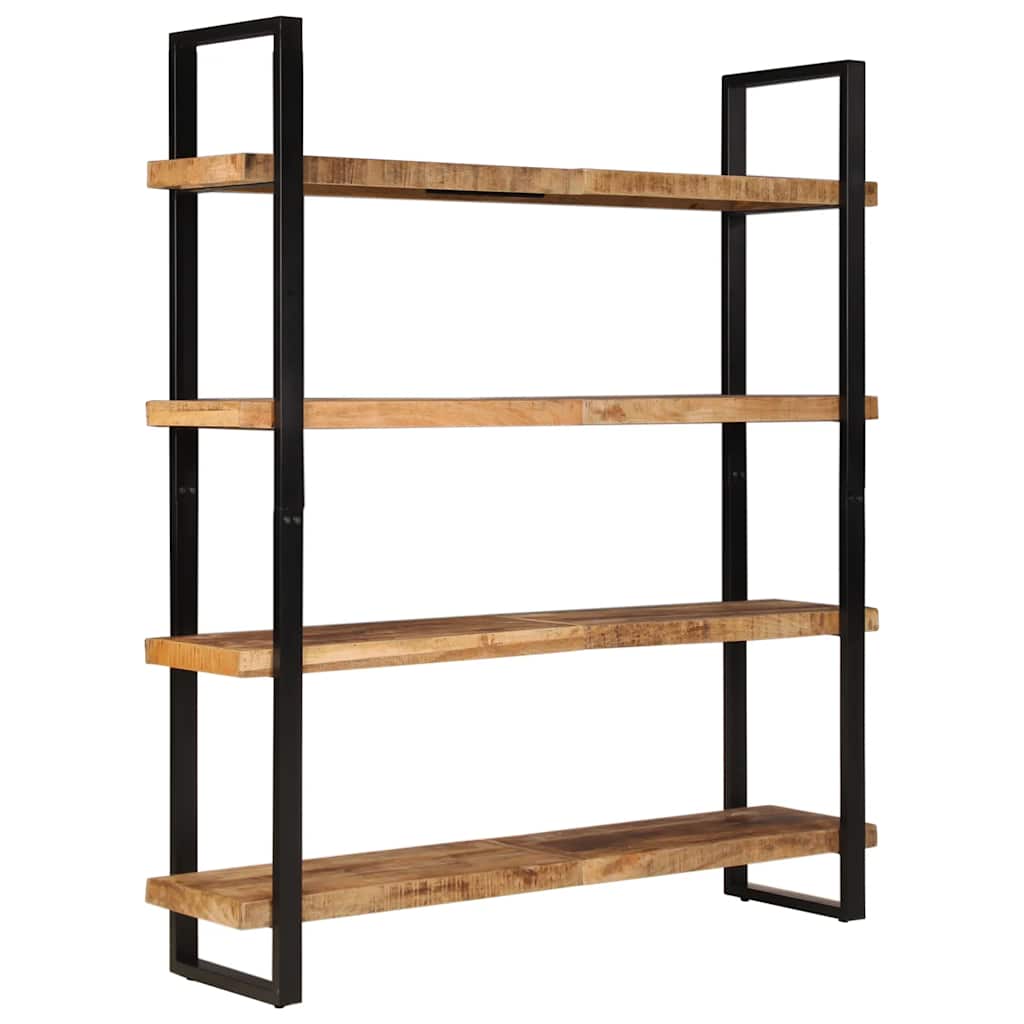 Βιβλιοθήκη με 4 Επίπεδα 160x40x180 εκ. Ακατέργαστο Ξύλο Μάνγκο