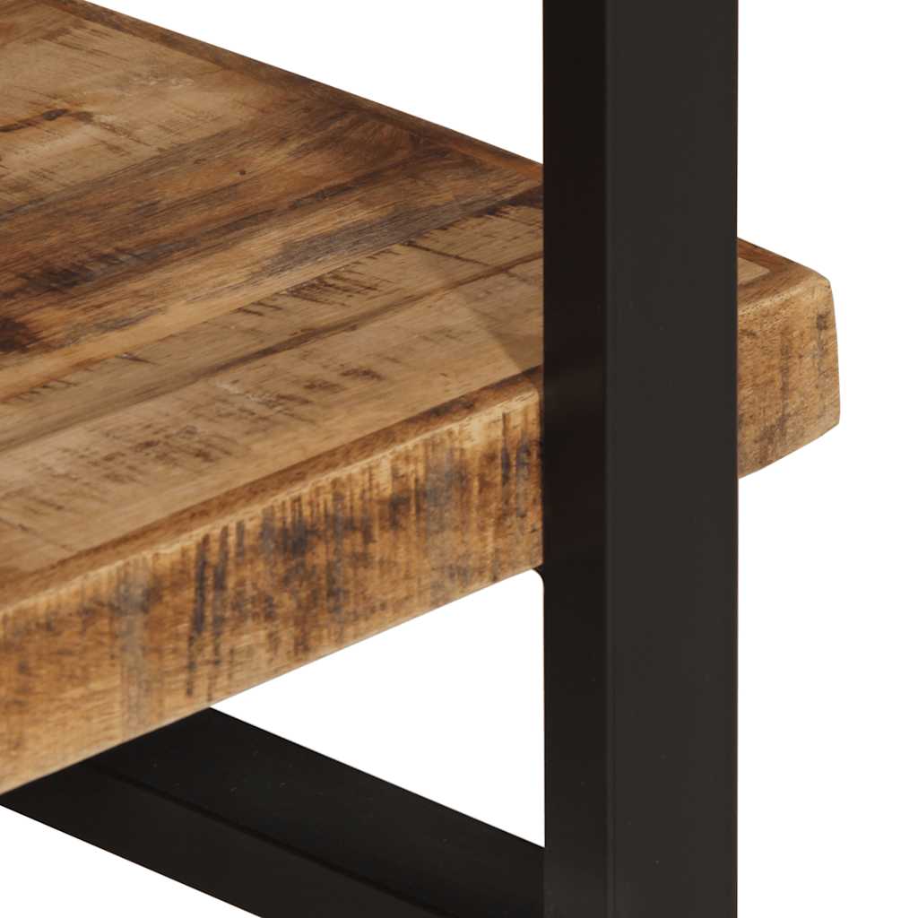 Βιβλιοθήκη με 4 Επίπεδα 160x40x180 εκ. Ακατέργαστο Ξύλο Μάνγκο