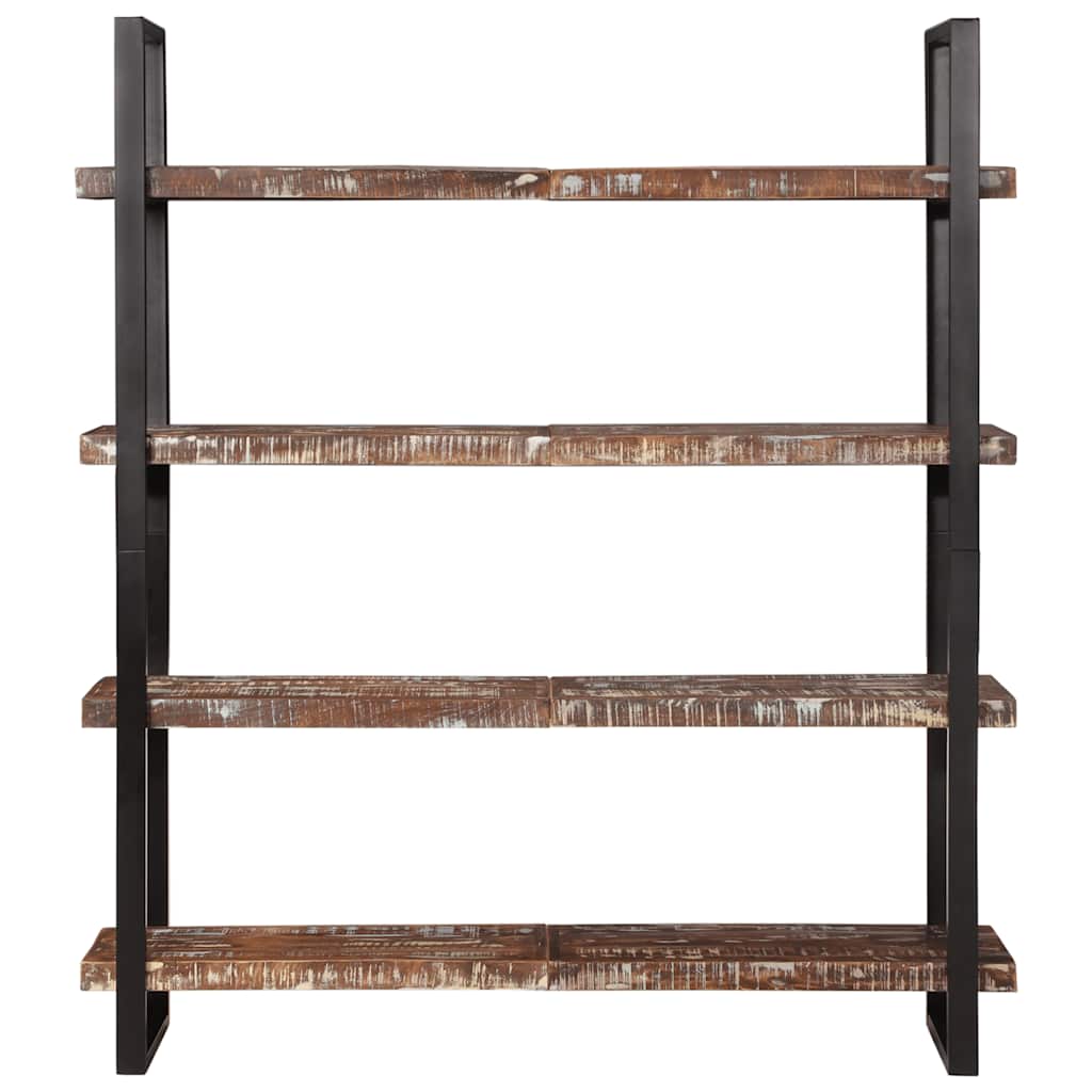 Βιβλιοθήκη με 4 Επίπεδα 160x40x180 εκ. Μασίφ Ανακυκλωμένο Ξύλο