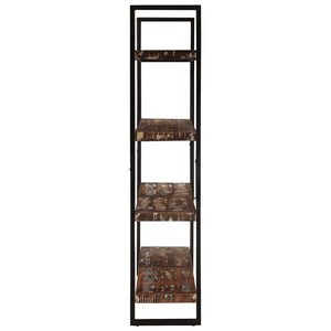 Βιβλιοθήκη με 4 Επίπεδα 160x40x180 εκ. Μασίφ Ανακυκλωμένο Ξύλο