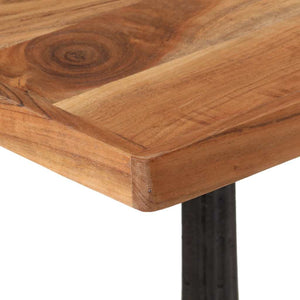 Τραπέζι Bistro 60 x 60 x 76 εκ. από Μασίφ Ξύλο Ακακίας