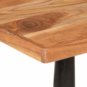 Τραπέζι Bistro 60 x 60 x 76 εκ. από Μασίφ Ξύλο Ακακίας