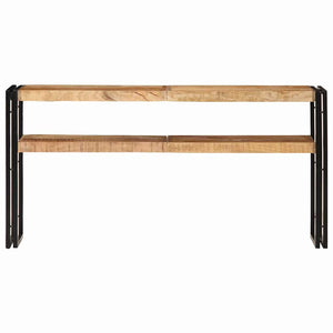 Τραπέζι Κονσόλα 150 x 30 x 75 εκ. από Ακατέργαστο Ξύλο Μάνγκο