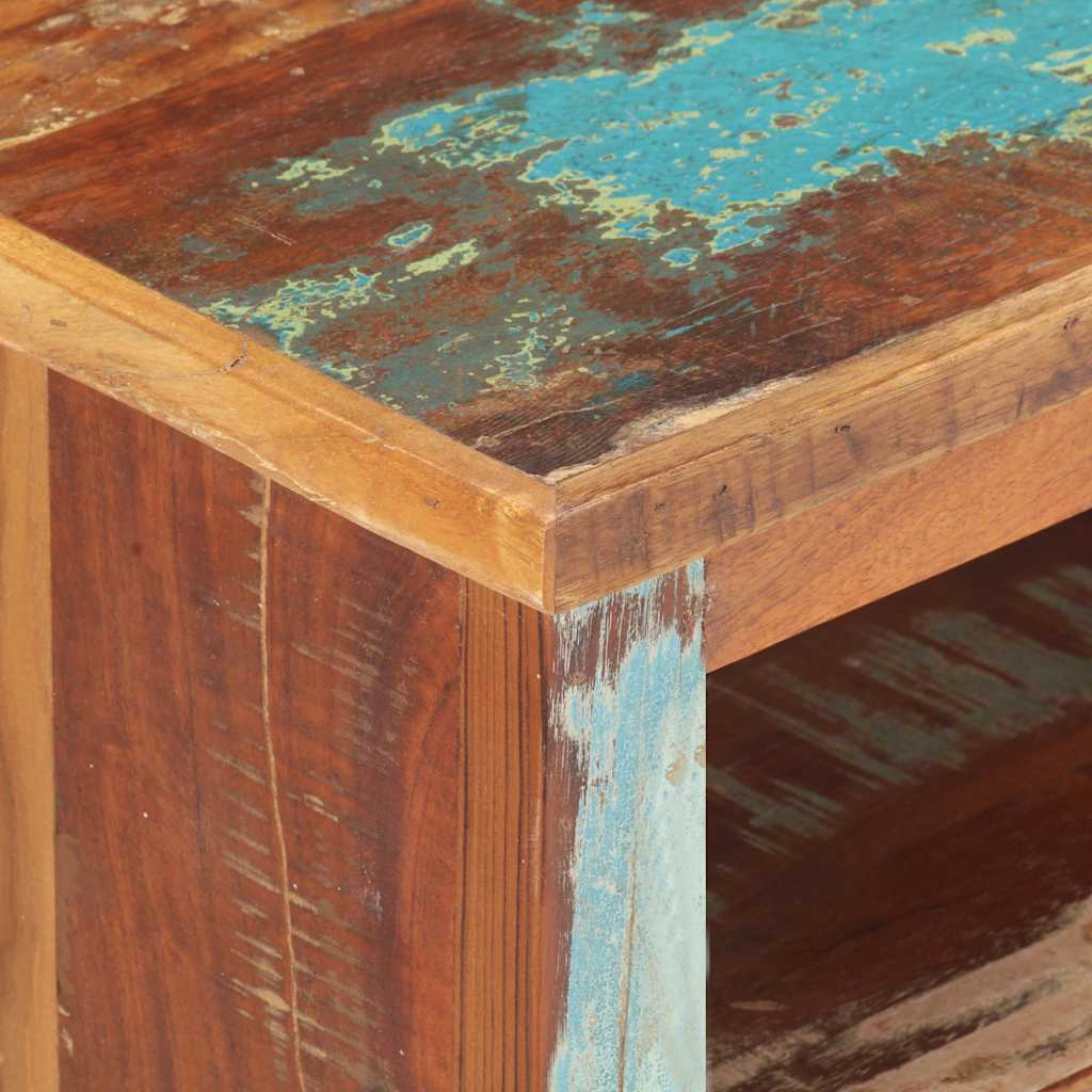 Έπιπλο Τηλεόρασης Σχέδιο Βούδας 120x30x40 εκ. Ανακυκλωμένο Ξύλο