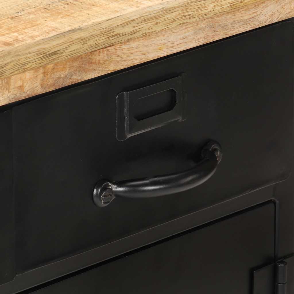 Ντουλάπι με Συρτάρια 60 x 30 x 76 εκ. Ακατέργαστο Ξύλο Μάνγκο