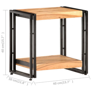 Τραπεζάκι Βοηθητικό 40 x 30 x 40 εκ. Μασίφ Ξύλο Ακακίας - Pakobazaar