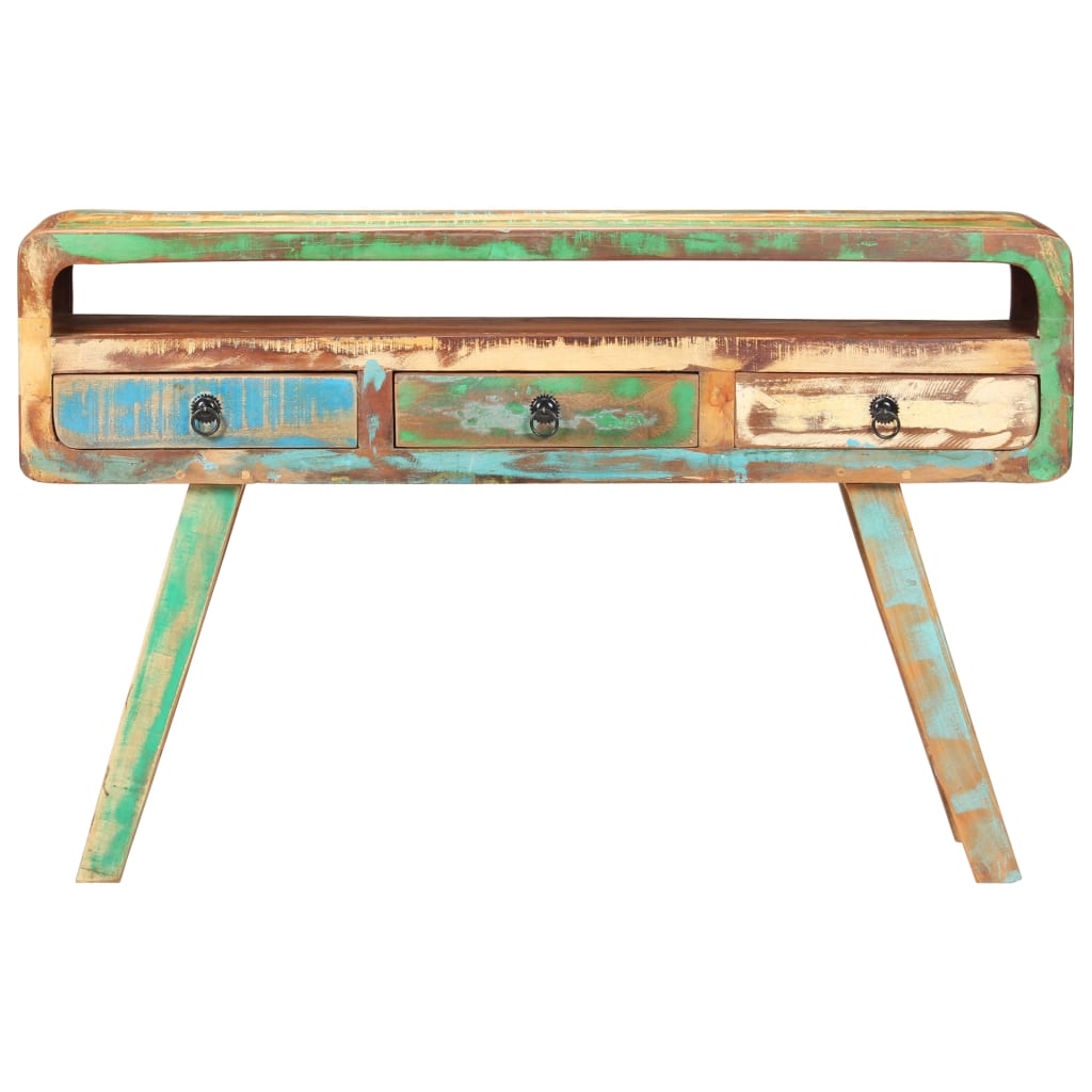 Κονσόλα 120 x 30 x 75 εκ. από Μασίφ Ανακυκλωμένο Ξύλο