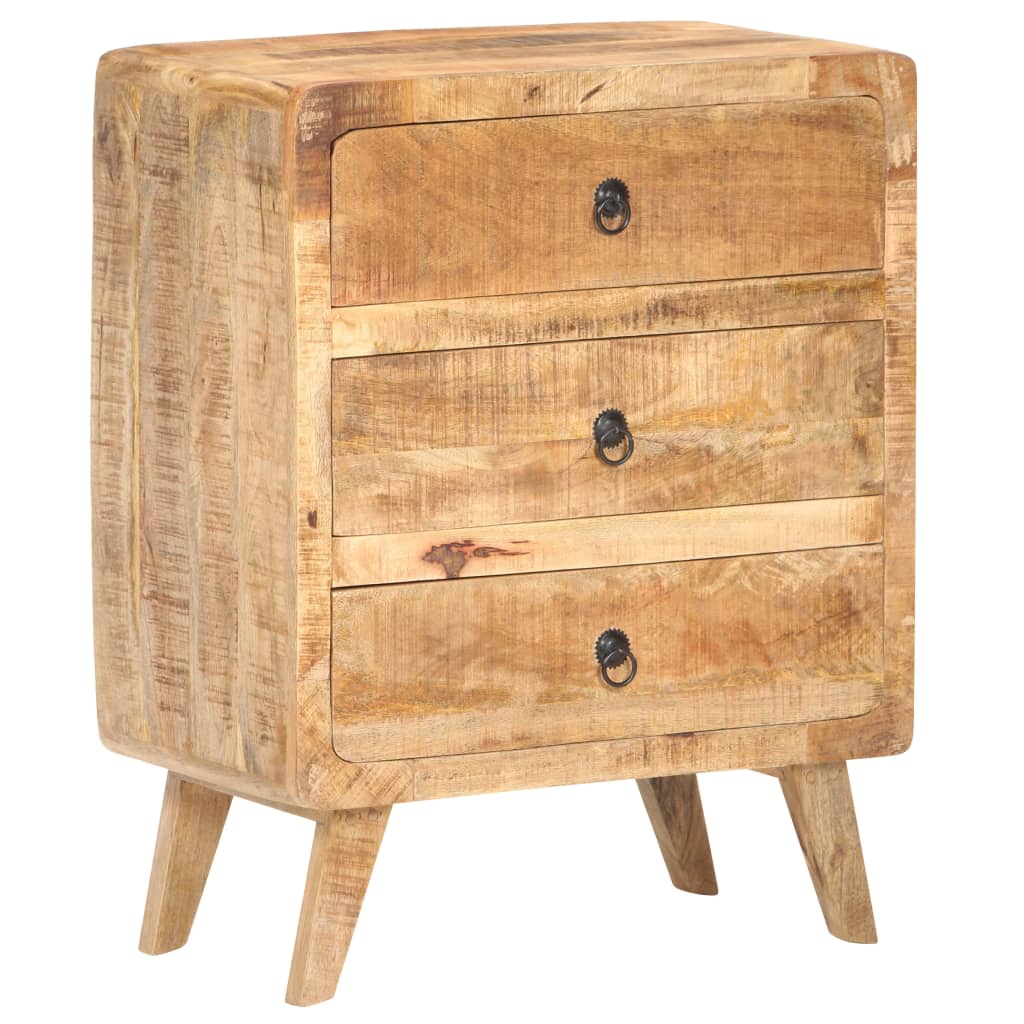 Συρταριέρα 60 x 35 x 75 εκ. από Ακατέργαστο Ξύλο Μάνγκο