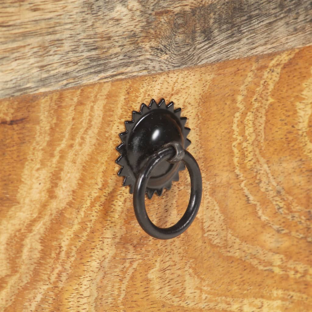 Τραπεζάκι Σαλονιού 90 x 60 x 29 εκ. Ακατέργαστο Ξύλο Μάνγκο