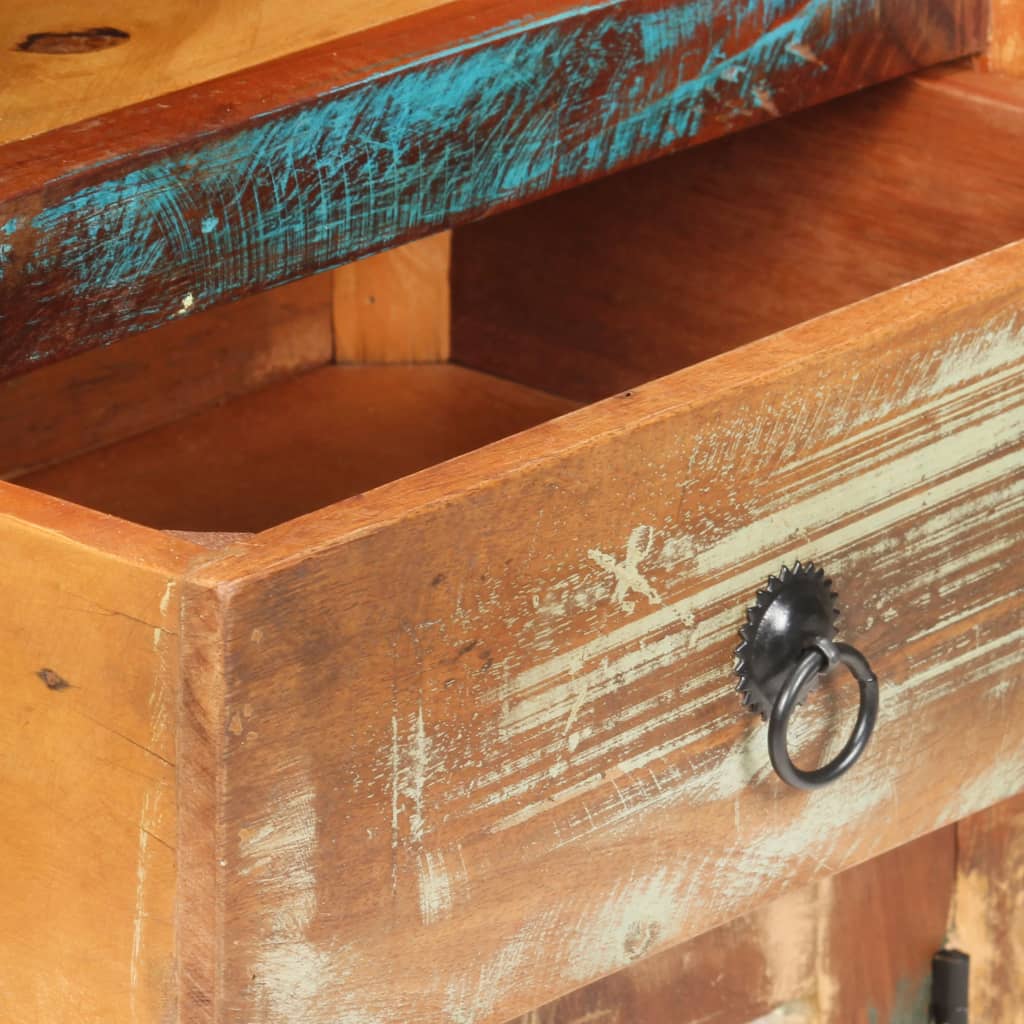 Ντουλάπι με Συρτάρι/Ράφια 45x32x110 εκ. Μασίφ Ανακυκλωμένο Ξύλο