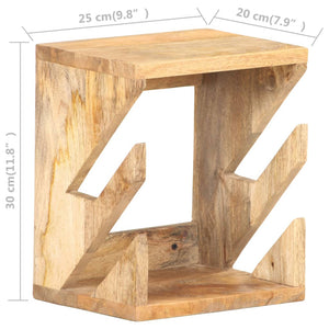 Βάση για Skateboard Επιτοίχια 25x20x30 εκ. Μασίφ Ξύλο Μάνγκο