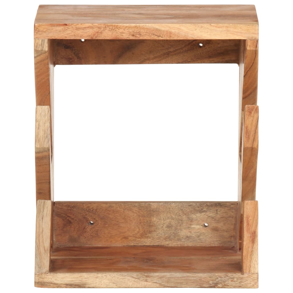 Βάση για Skateboard Επιτοίχια 25x20x30 εκ. Μασίφ Ξύλο Ακακίας