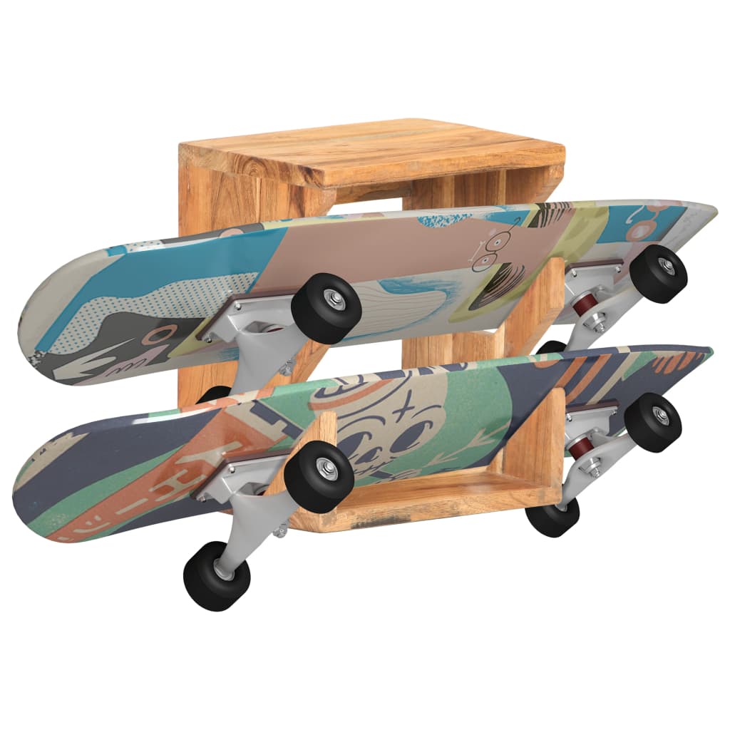 Βάση για Skateboard Επιτοίχια 25x20x30 εκ. Μασίφ Ξύλο Ακακίας