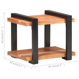Κομοδίνο 50 x 40 x 40 εκ. από Μασίφ Ξύλο Ακακίας - Pakobazaar