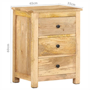 Κομοδίνο 45 x 35 x 60 εκ. από Μασίφ Ξύλο Μάνγκο - Pakobazaar
