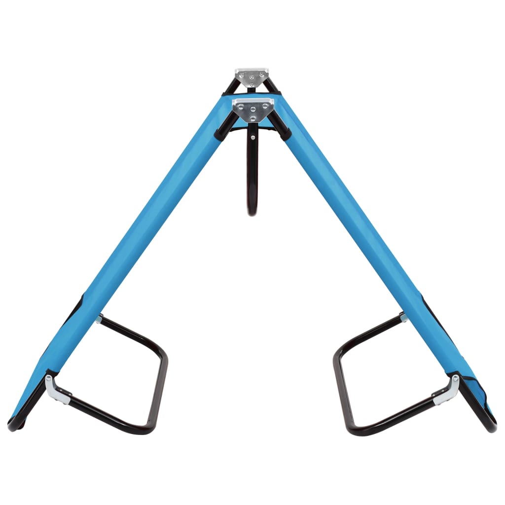 Ξαπλώστρα Πτυσσόμενη Τιρκουάζ Μπλε Ατσάλινη - PAKOBAZAAR