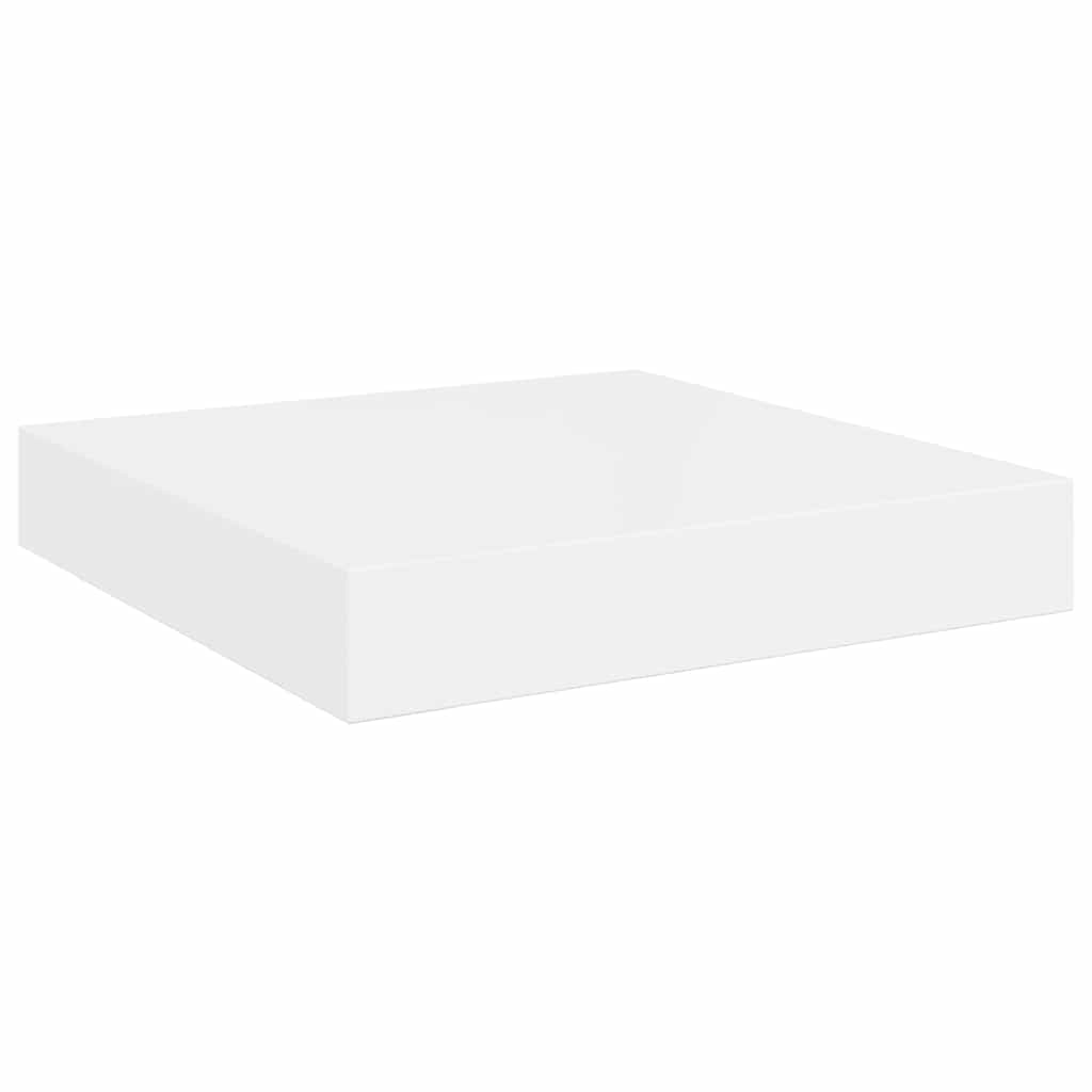 Ράφι Τοίχου Γυαλιστερό Γκρι 23x23,5x3,8 εκ. MDF