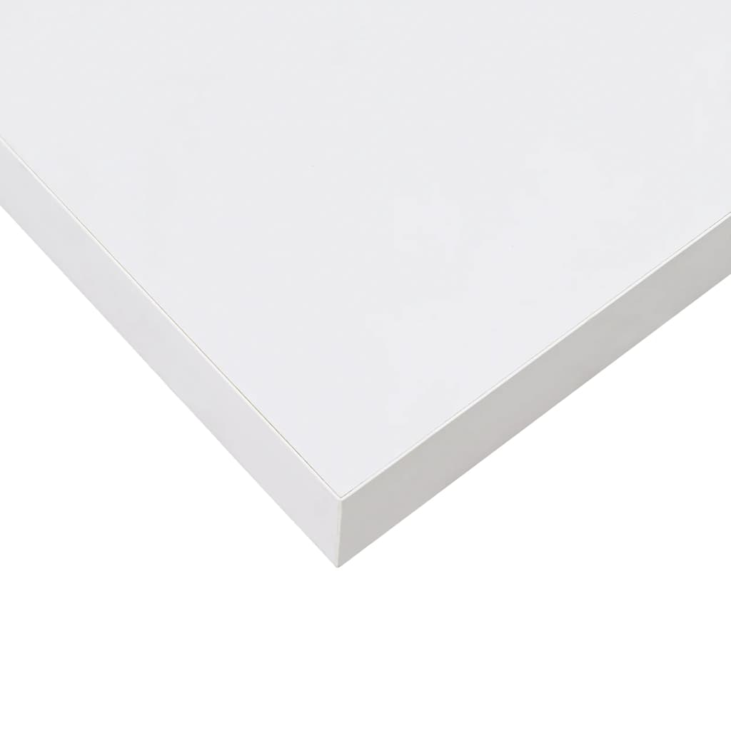 Ράφι Τοίχου Γυαλιστερό Γκρι 23x23,5x3,8 εκ. MDF
