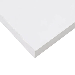 Ράφια Τοίχου Γυαλιστερά Άσπρα 2 Τεμάχια 23x23,5x3,8 εκ. MDF