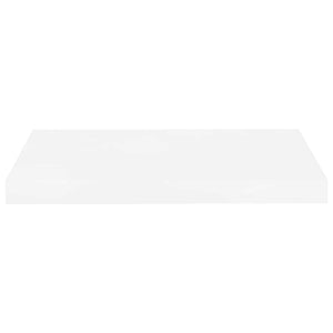 Ράφι Τοίχου Γυαλιστερό Άσπρο 50x23,5x3,8 εκ. MDF