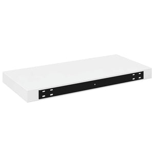 Ράφι Τοίχου Γυαλιστερό Άσπρο 50x23,5x3,8 εκ. MDF