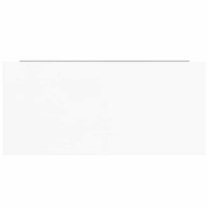 Ράφι Τοίχου Γυαλιστερό Άσπρο 50x23,5x3,8 εκ. MDF