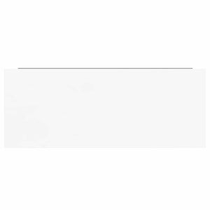 Ράφι Τοίχου Γυαλιστερό Άσπρο 60x23,5x3,8 εκ. MDF