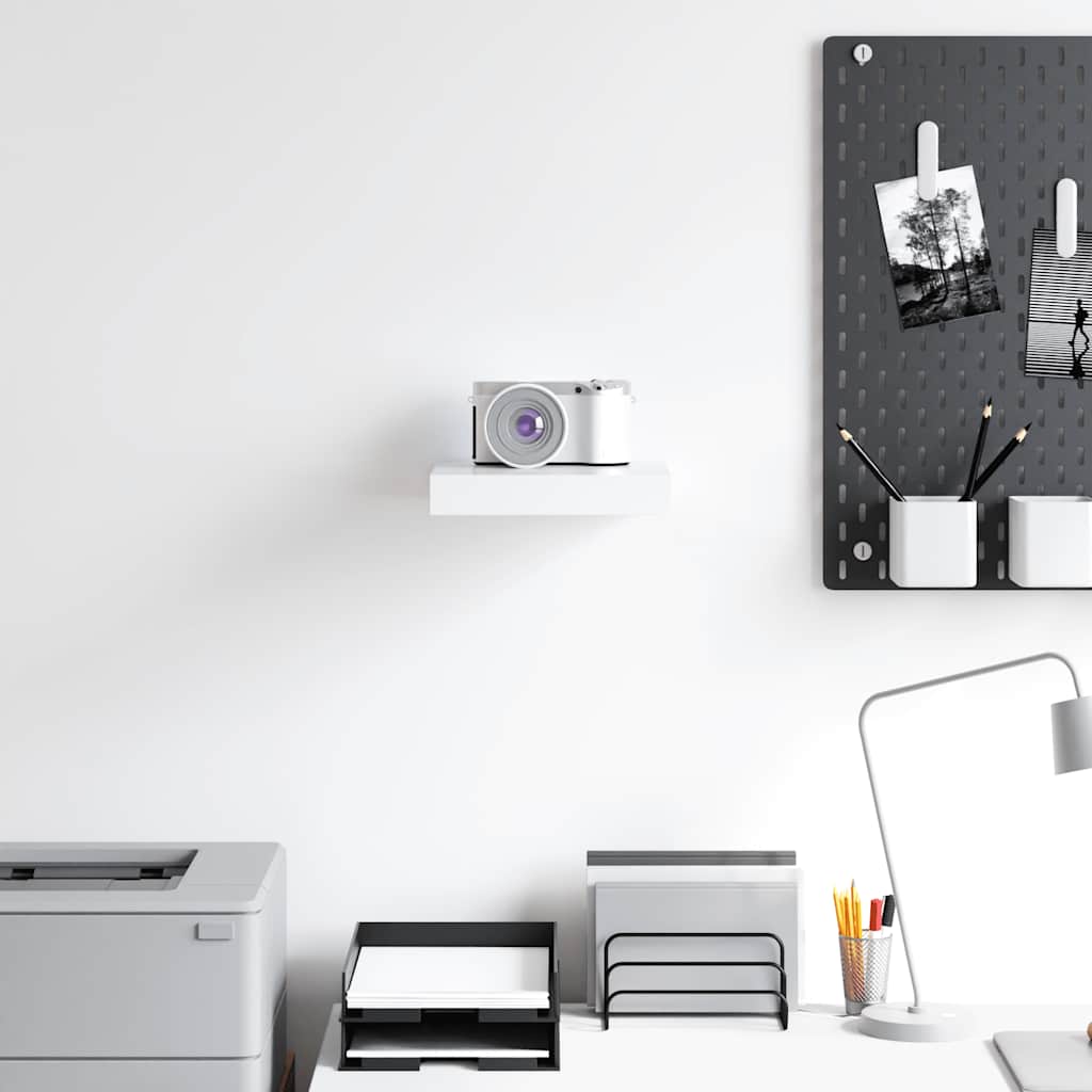 Ράφι Τοίχου Άσπρο 23 x 23,5 x 3,8 εκ. από MDF