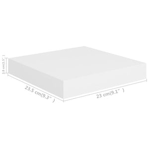 Ράφι Τοίχου Άσπρο 23 x 23,5 x 3,8 εκ. από MDF