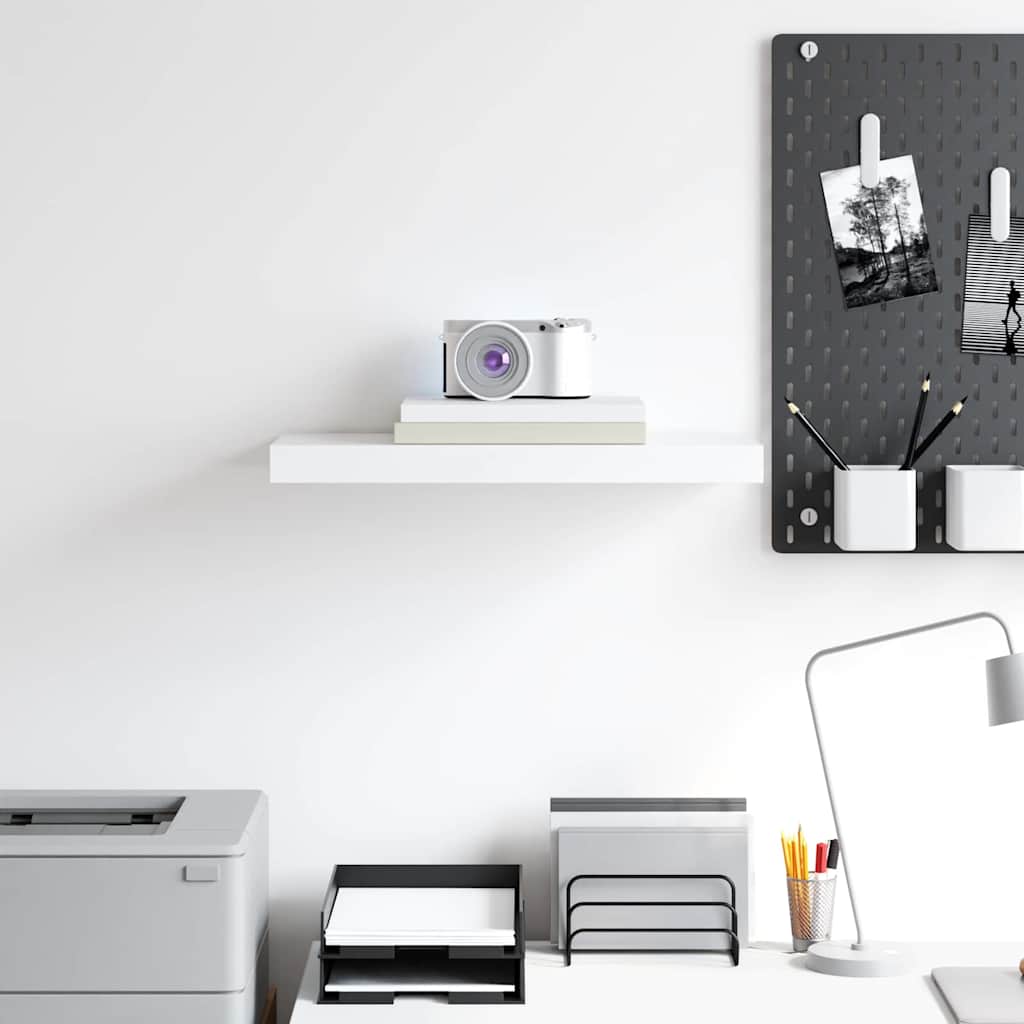 Ράφι Τοίχου Άσπρο 50x23x3,8 εκ. από MDF - Pakobazaar