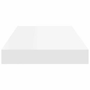 Ράφια Τοίχου 2 τεμ. Άσπρα 50x23x3,8 εκ. MDF - Pakobazaar