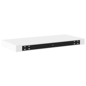 Ράφια Τοίχου 2 τεμ. Άσπρα 50x23x3,8 εκ. MDF - Pakobazaar