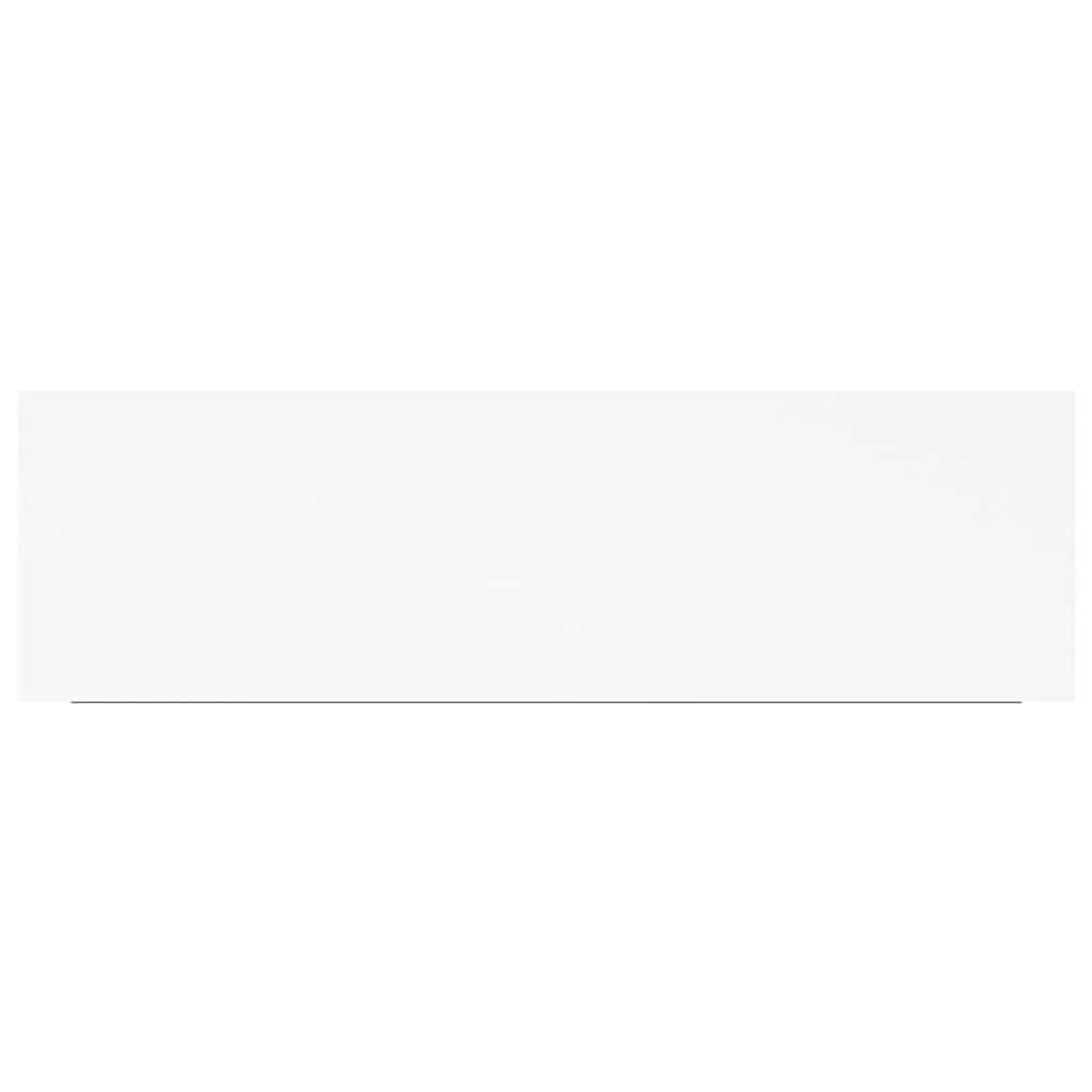 Ράφια Τοίχου 2 τεμ. Άσπρα 80x23,5x3,8 εκ. MDF