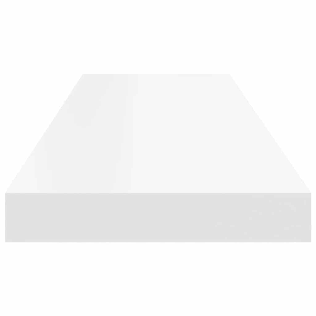 Ράφια Τοίχου 4 τεμ. Άσπρα 80x23,5x3,8 εκ. MDF