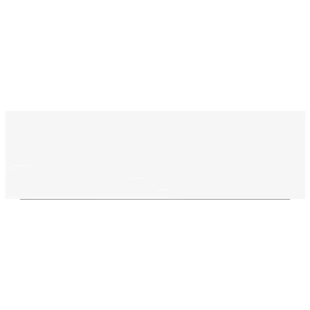 Ράφια Τοίχου 4 τεμ. Άσπρα 80x23,5x3,8 εκ. MDF