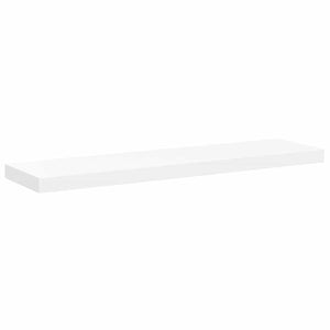 Ράφια Τοίχου 2 τεμ. Άσπρα 90x23,5x3,8 εκ. MDF - Pakobazaar
