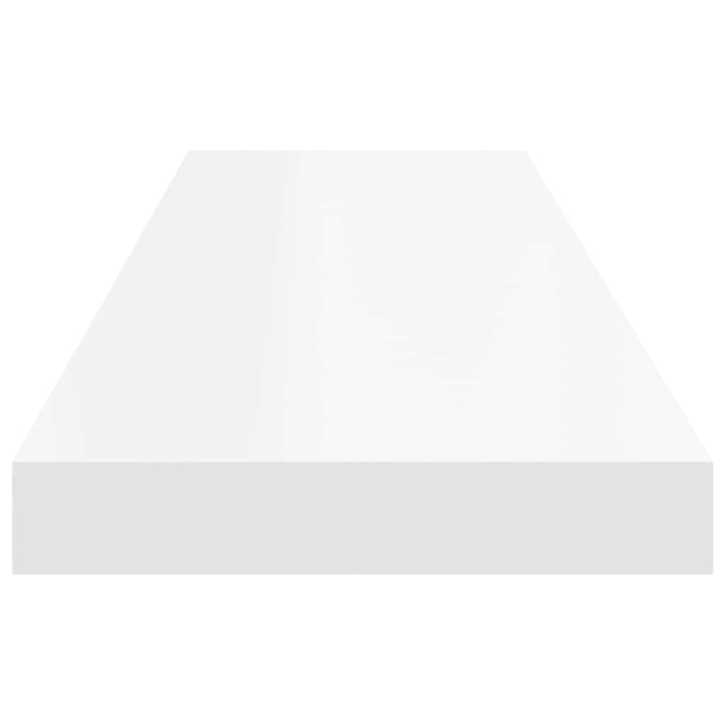 Ράφια Τοίχου 4 τεμ. Άσπρα 90x23,5x3,8 εκ. MDF