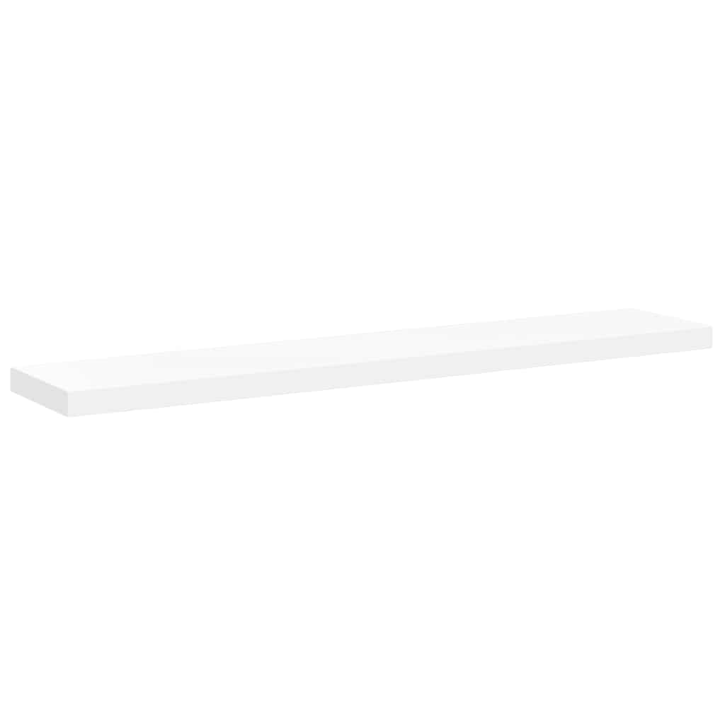 Ράφι Τοίχου Άσπρο 120x23,5x3,8 εκ. MDF