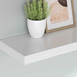 Ράφι Τοίχου Άσπρο 120x23,5x3,8 εκ. MDF