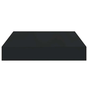 Ράφι Τοίχου Μαύρο 23x23,5x3,8 εκ. MDF