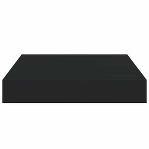 Ράφια Τοίχου 4 τεμ. Μαύρα 23x23,5x3,8 εκ. MDF