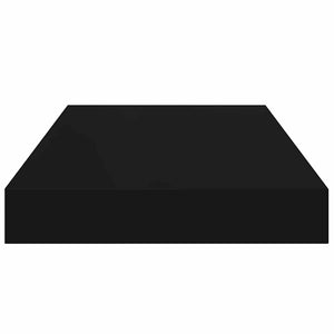 Ράφι Τοίχου Μαύρο 40x23,5x3,8 εκ. MDF