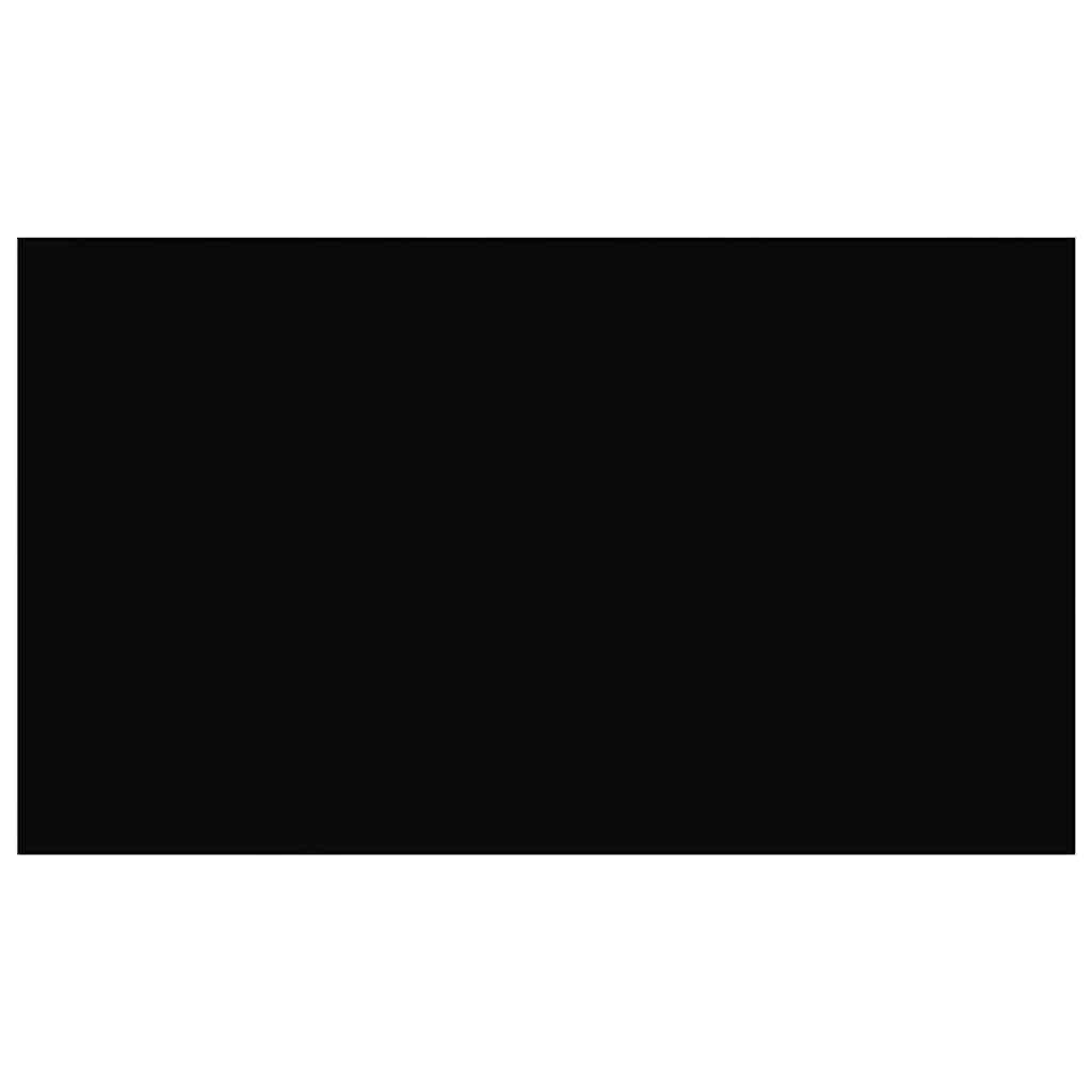 Ράφια Τοίχου 2 τεμ. Μαύρα 40x23x3,8 εκ. MDF - Pakobazaar