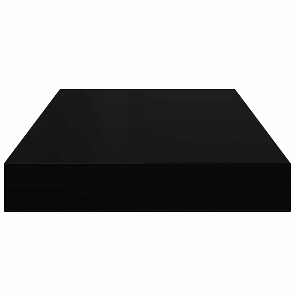 Ράφια Τοίχου 4 τεμ. Μαύρα 40x23x3,8 εκ. MDF